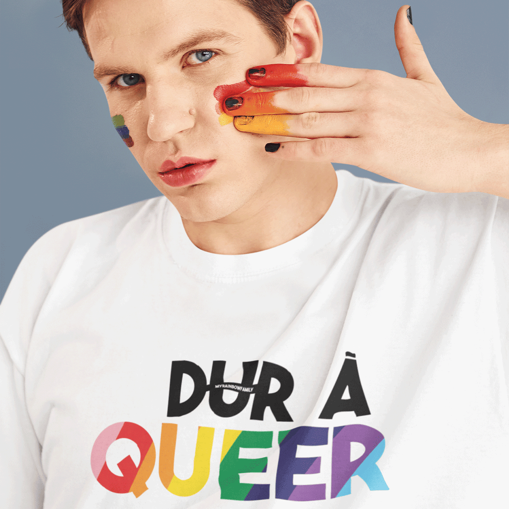 T-shirt LGBT Homme - Dur à Queer !