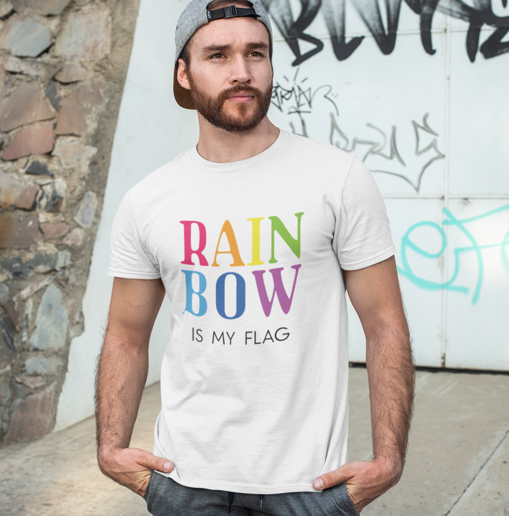 T-shirt LGBT mixte - Rainbow is my flag