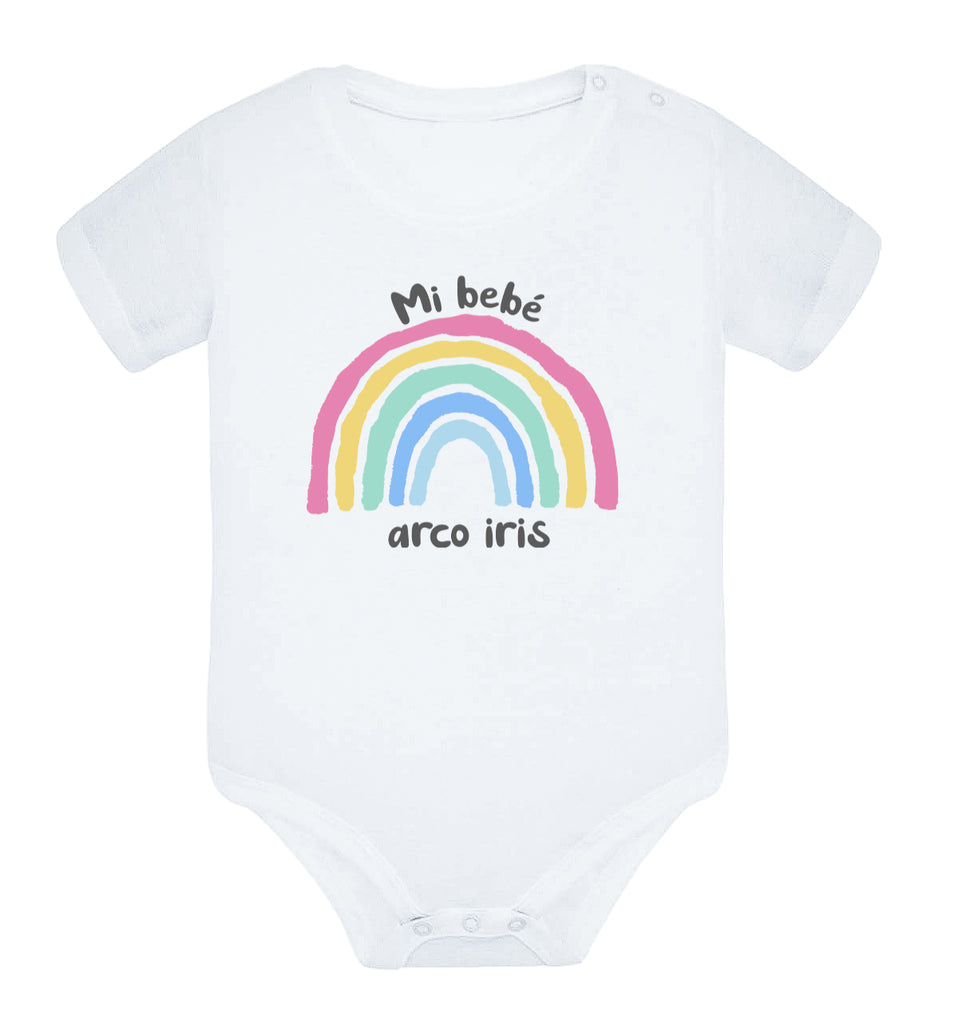 Body algodón - Bebé arco iris - My Rainbow Family - Boutique homoparentalité