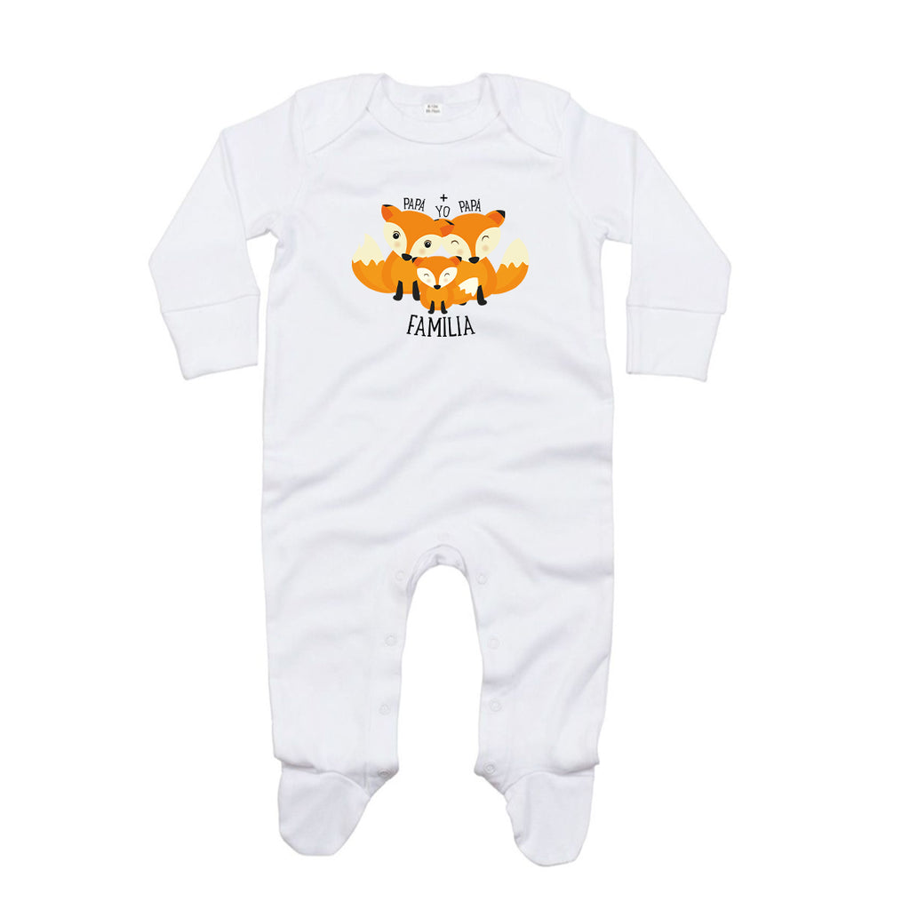Pijama algodón orgánico - Familia Fox, dos papás