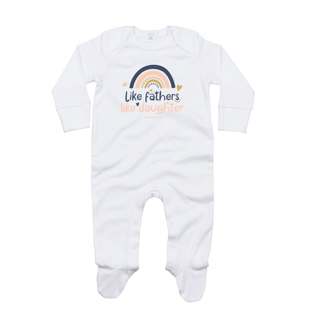 Pyjamas organic cotton - Like fathers, like daughter - My Rainbow Family - Boutique homoparentalité